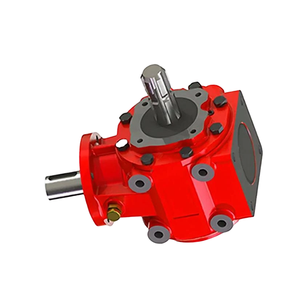 ND B330 Incrementador de velocidad helicoidal de hierro fundido de relación 1:3 90° Caja de cambios agrícola